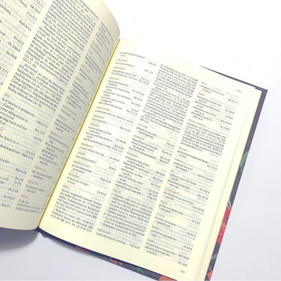 🩷 SOLD 🩷 New Bible Hosanna Revival Dahlias Journaling Single Column Black - Picture 10 of 12